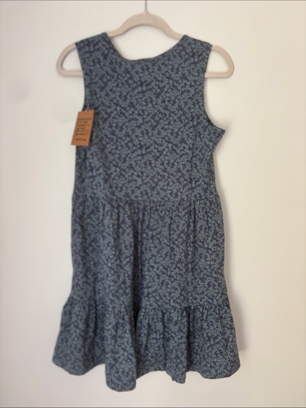Toad and Co Blue Floral Marley Tiered Tank Dress Size Small NWT - Picture 2 of 6